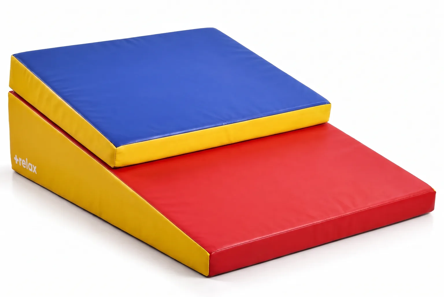 Cuñas de gimnasia +relax en rojo, amarillo y azul