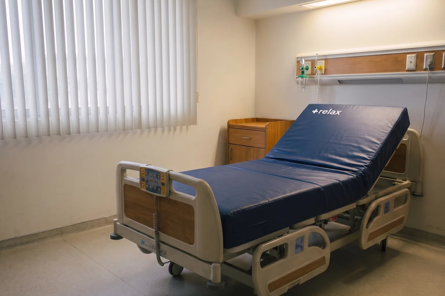 Colchón MasRelax Disipador sobre cama hospitalaria