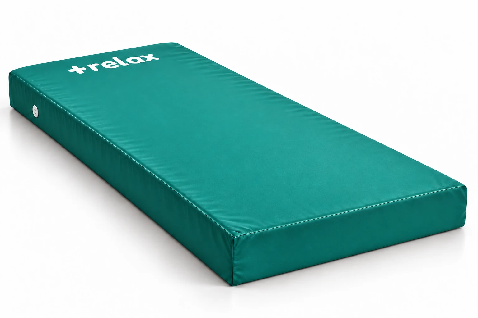Colchón hospitalario PU19, funda verde